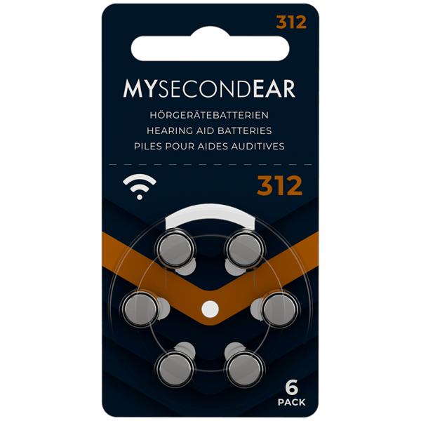MySecondEar Hörgerätebatterien MySecondEar Hörgerätebatterien 312